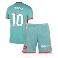 Atletico Madrid Angel Correa #10 Replica Away Minikit 2024-25 Short Sleeve (+ pants)